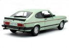 1:24 Scale Light Green Bburago Diecast 1982 Ford Capri Model