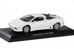 1:43 Scale White Diecast 1988 Lamborghini P140 Model