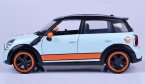 1:24 Scale Blue Motormax Diecast Mini Cooper S Countryman Model