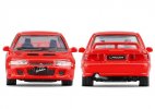 1:64 Red / White Diecast 1993 Mitsubishi Lancer Evolution Toy