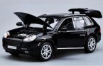 Black 1:18 Scale Welly Diecast Porsche Cayenne Turbo Model