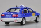 1:43 Scale Blue Diecast VW Santana Vista ShangHai Taxi Model