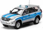 Silver 1:43 Police Diecast 2018 Toyota Land Cruiser Prado Model