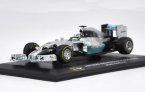 1:32 Silver Bburago Diecast NO.44 Mercedes Benz AMG F1 Model