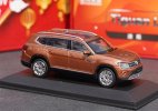 Brown 1:43 Scale Diecast 2021 VW Teramont SUV Model