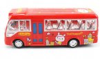 Kid Plastic Yellow /Red Full Function Cartoon Design R/C Bus Toy