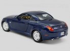 Silver / Deep Blue 1:18 Scale Bburago Diecast Lexus SC430 Model