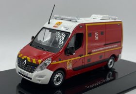 Red 1:43 Scale NOREV Diecast Renault Master Van Model