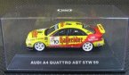 Yellow 1:43 Scale Diecast Audi A4 QUATTRO Model