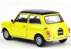 Welly 1:24 Yellow / Red Diecast Mini Cooper 1300 Model