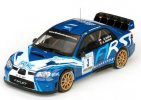 Blue 1:18 Scale Sunstar 2012 WRC Diecast Subaru IMPREZA Model