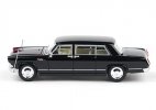 Black 1:64 Scale Diecast 1965 Hongqi CA770 Model