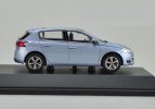 White / Blue 1:43 Scale Diecast Peugeot 308S Model