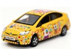 Yellow 1:64 Scale Tiny TVBuddy Car Diecast Toyota Prius Model