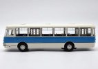 Blue / Yellow 1:43 Scale Diecast 1978 LAZ-677M City Bus Model