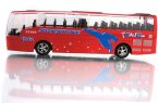 1:70 Scale Red / Blue / Yellow / White Pull-Back Tour Bus