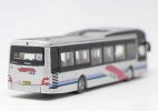 1:110 Scale Silver Diecast MAN A22 Singapore City Bus Model