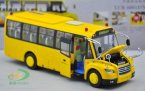 Red 1:43 Scale Diecast YuTong ZK6128HGK Bus Model