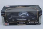 Black 1:18 MotorMax Diecast 1961 Corvette Mako Shark Model