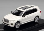 Black / White Paragon 1:64 Scale Diecast BMW X7 SUV Model