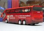 Red Sevilla F.C. Painting Kids Diecast Coach Bus Toy