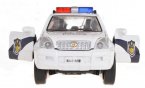 White 1:32 Kids Police Diecast Toyota Land Cruiser PRADO Toy