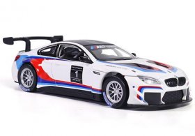 White Kids 1:32 Scale NO.1 Diecast BMW M6 GT3 Toy