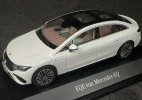 1:43 Black / White Diecast 2023 Mercedes-Benz EQE V295 Model