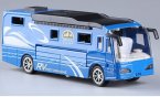 Kids 1:50 Red / Blue / White Die-Cast VOLKNER Motorhome Toy