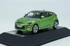 Green 1:43 Scale Diecast Hyundai Veloster Model