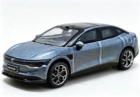 1:64 Scale Bburago White / Blue Diecast 2023 Zeekr 007 Model