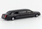 Black / Golden Kids Pull-Back Diecast Lincoln Limousine Toy