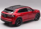 Blue / Red 1:18 Scale Diecast 2023 VW Teramont X SUV Model