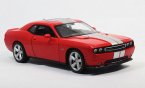 1:24 Red / Black Welly Diecast Dodge Challenger SRT Model