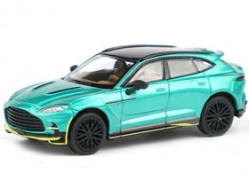 Green 1:64 Scale Diecast Aston Martin DBX Model