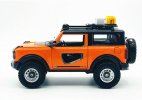 Yellow / Orange 1:24 Scale Diecast Ford Bronco SUV Toy