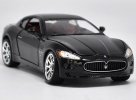 Silver / Black Bburago Diecast Maserati GranTurismo Model