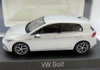 Yellow / Silver 1:43 Scale NOREV Diecast VW Golf 8 Model