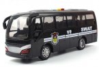 Black Kids Plastic SWAT Police Coach Bus Toy