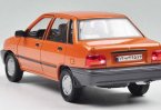 Silver / White / Red / Orange 1:24 Diecast Kia Pride Model