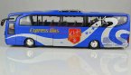 Kids Large Scale White / Blue Electric Tour Bus Toy