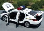 1:18 Scale White Police Diecast 2015 Geely Borui Model