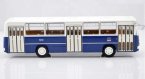 Blue-White 1:72 Scale Atlas Die-Cast Ikarus 260 Bus Model