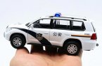 Kids 1:32 Scale White Police Theme Diecast Toyota Land Cruiser