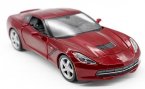 Blue / Red 1:24 Scale Maisto Diecast Chevrolet Corvette Stingray