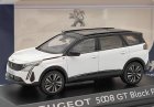 1:43 Scale White NOREV Diecast Peugeot 5008 GT Black Pack Model