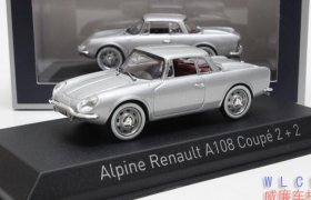 NOREV 1:43 Silver Diecast Renault Alpine A108 Coupe Model
