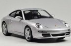 Welly 1:24 Black / Silver Diecast Porsche 911 Carrera S Coupe