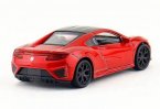 Kids 1:36 Scale Welly Red 2015 Diecast Honda Acura NSX Toy