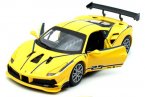 1:24 Scale Yellow Bburago Diecast Ferrari 488 Challenge Model